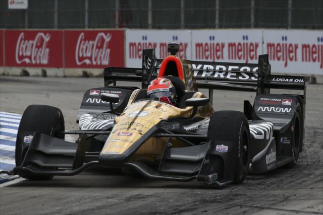 Hinchcliffe salvó el podium (FOTO: Bret Kelley/INDYCAR)