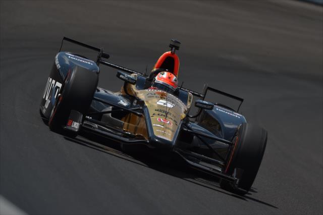 Hinchcliffe logró la pole el año pasado (FOTO: Chris Owens/INDYCAR)