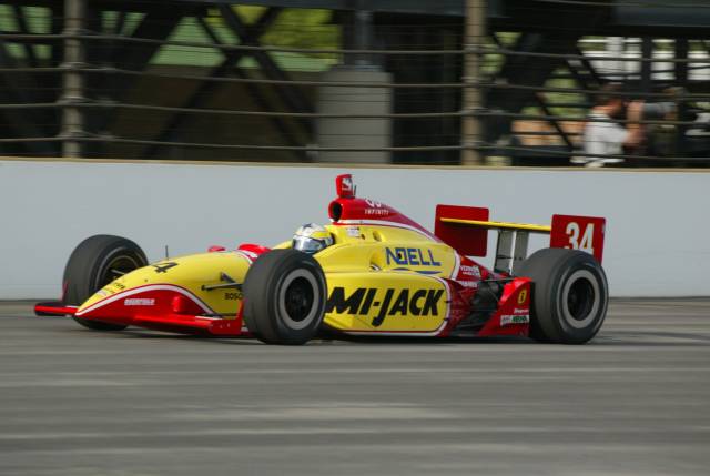Laurent Ledon en la Indy 500 de 2002 con Conquest (FOTO: Indianapolis Motor Speedway)