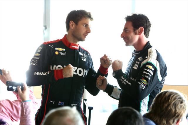 Will Power (Izquierda) y Simon Pagenaud (Derecha). Foto gentileza: IndyCar Media/Chris Jones