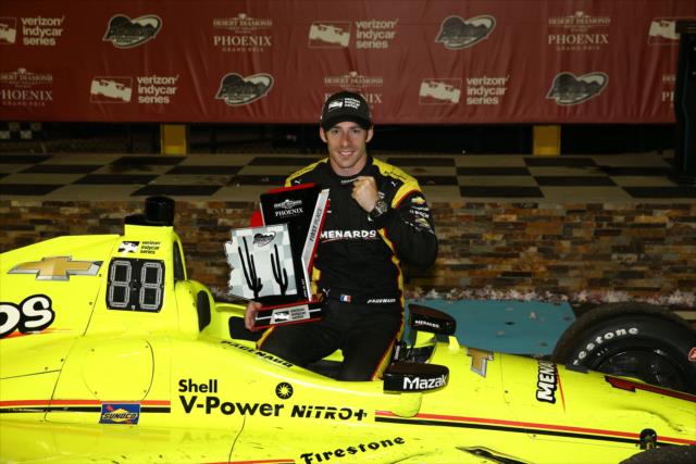 Pagenaud solo ha tenido un abandono en óvalos (Pocono 2016) en su etapa con Penske (FOTO: Chris Jones/INDYCAR)