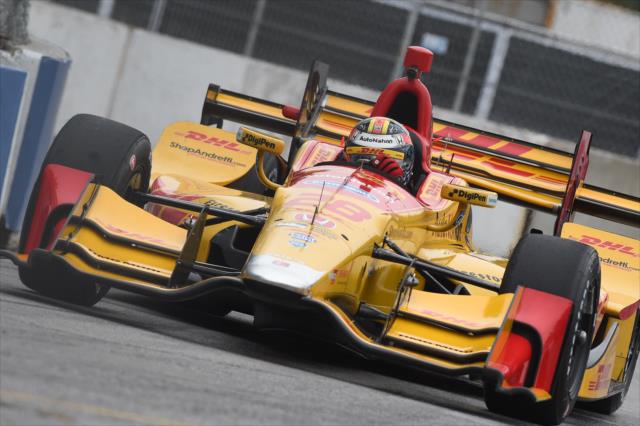Hunter-Reay fue el mejor de los Honda, pero la gente de Ganassi Racing no ha dicho la última palabra (FOTO: Chris Owens/INDYCAR)